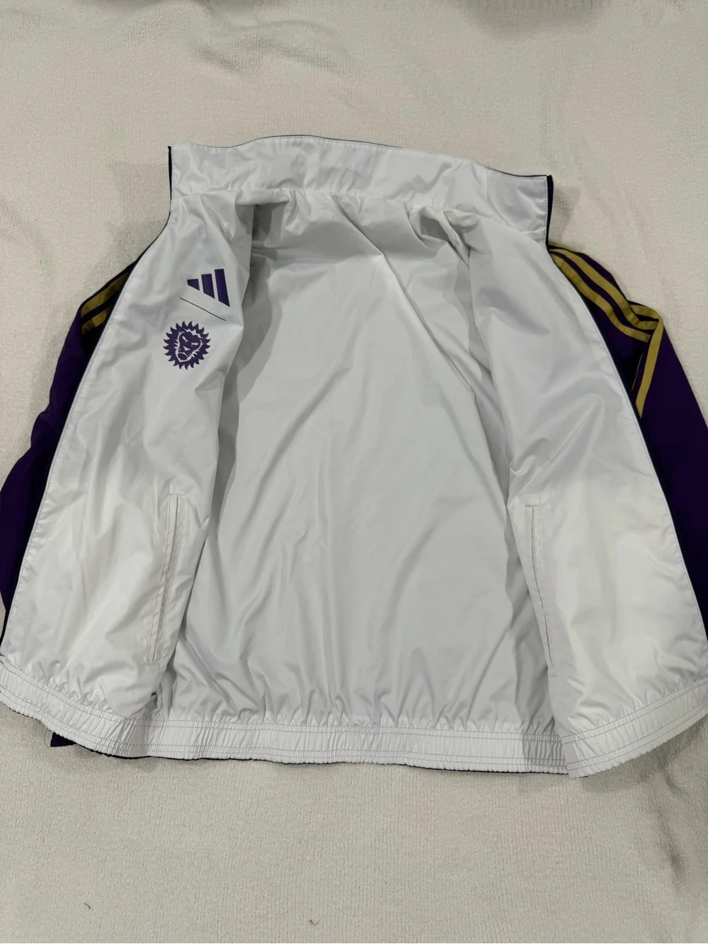 Adidas Orlando City SC 2025 Reversible Anthem Jacket Size Small